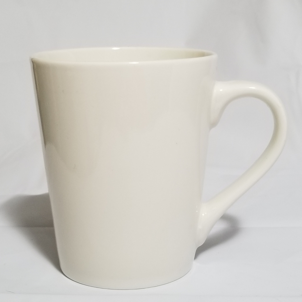 African Fang Prosperity Mask on a Royal Norfolk Classic White Tapered Mug 14 oz. - Picture 5 of 5